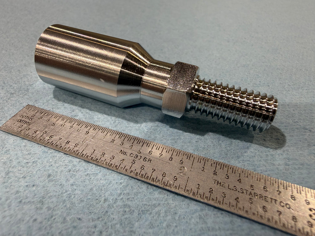 Sub-Spindle Ejector Pin – Solid Design - ø3/4" body - M10 x 1.5 thread
