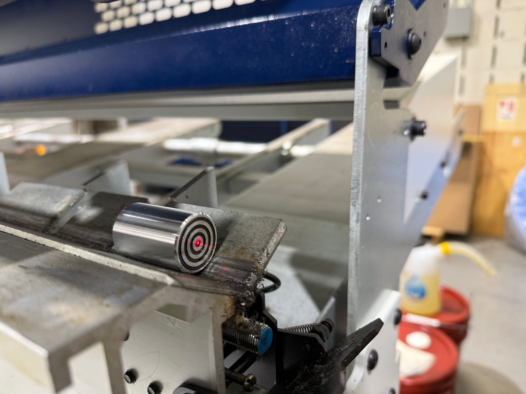 Bar loader alignment target