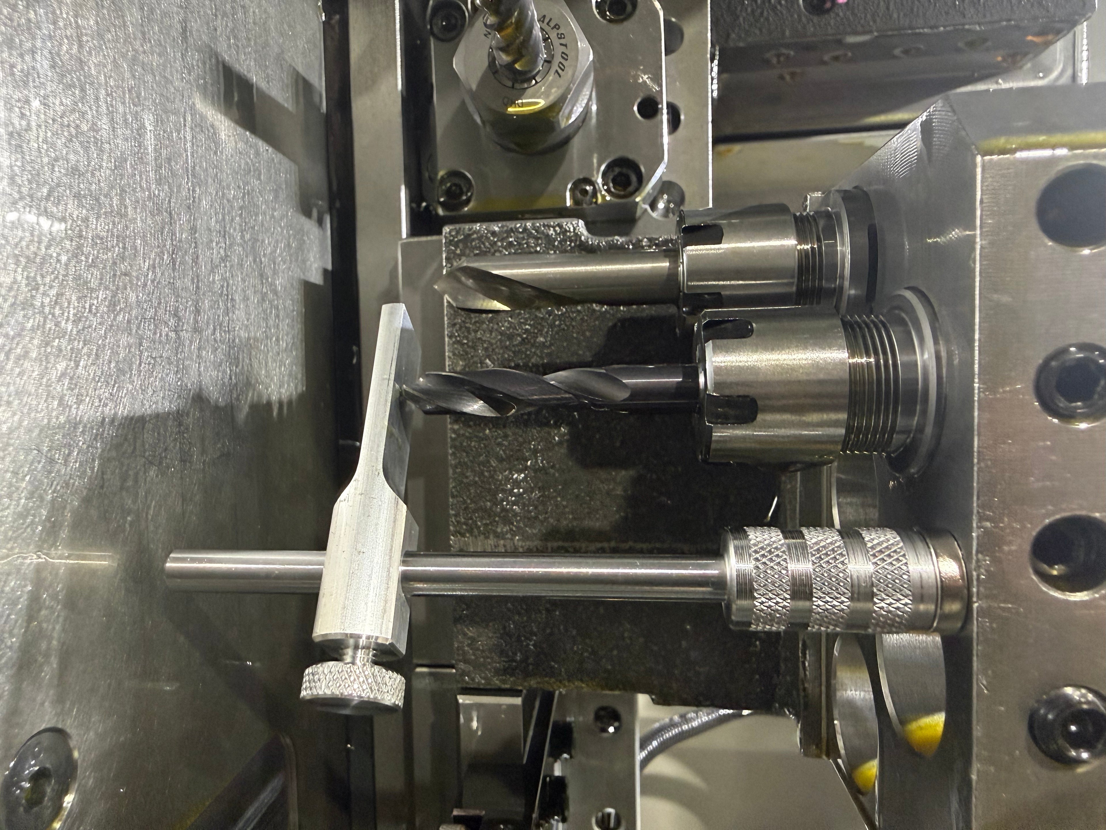 Medium adjustable tool height setter - ø1/2" stem