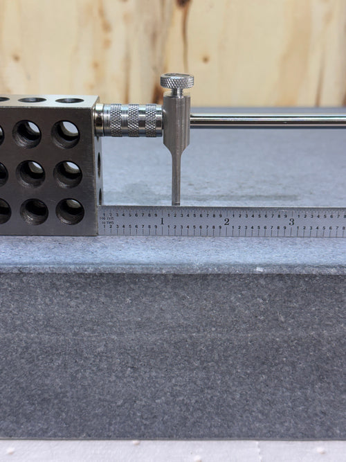 Medium adjustable tool height setter - ø1/2" stem