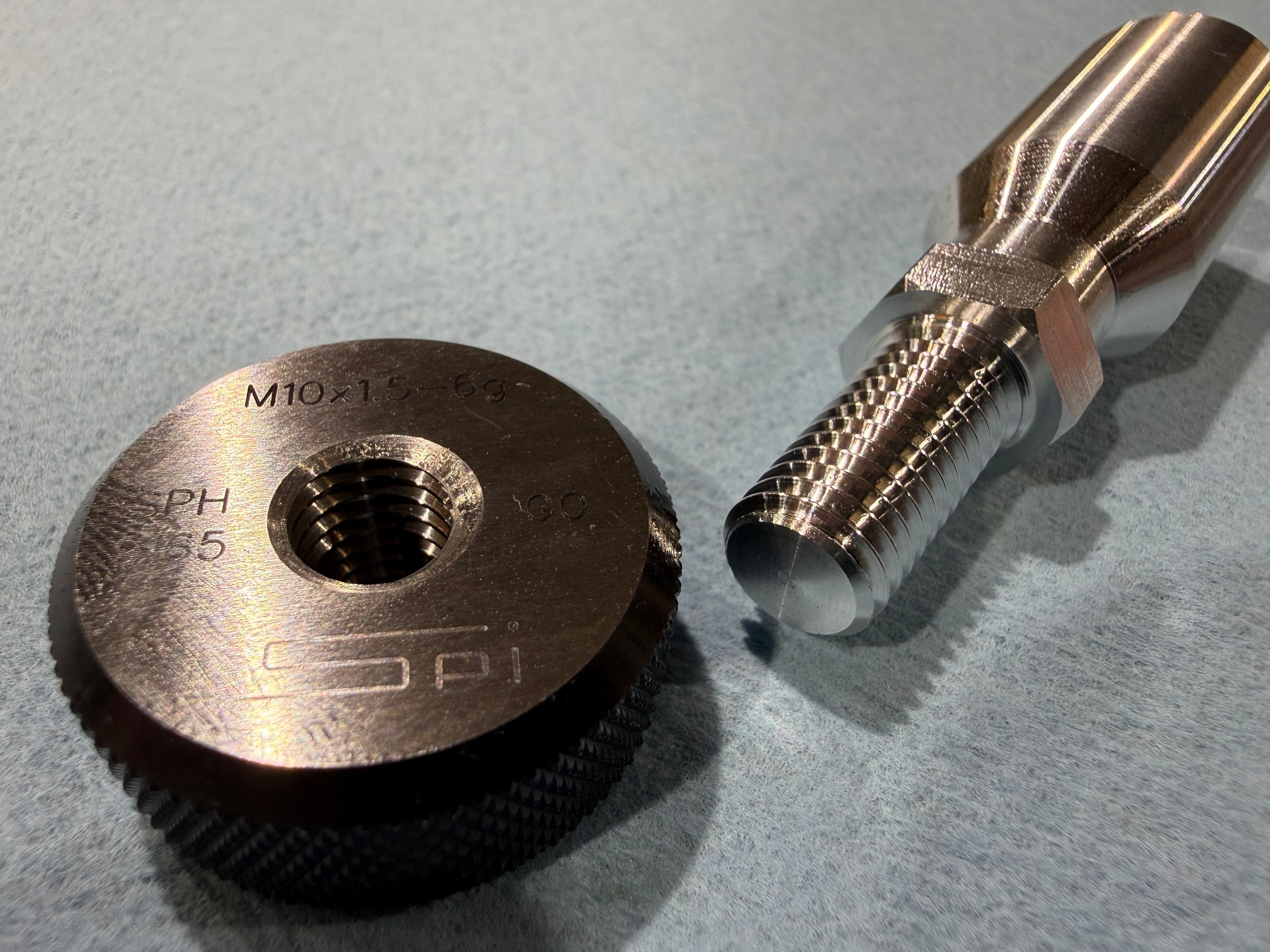 Sub-Spindle Ejector Pin – Solid Design - ø5/8" body - M10 x 1.5 thread