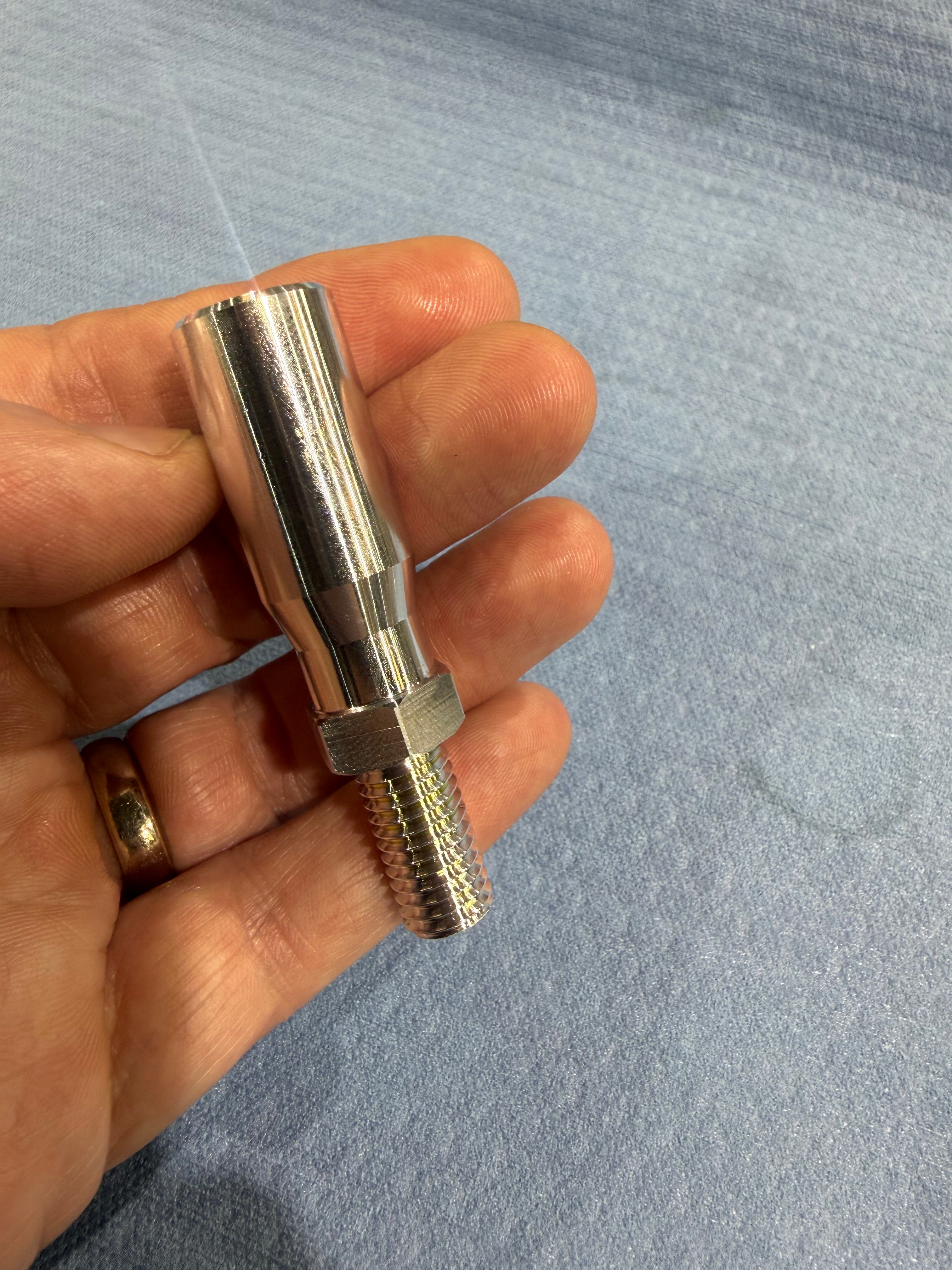 Sub-Spindle Ejector Pin - Thru-Coolant Design - ø5/8" body - M10 x 1.5 thread