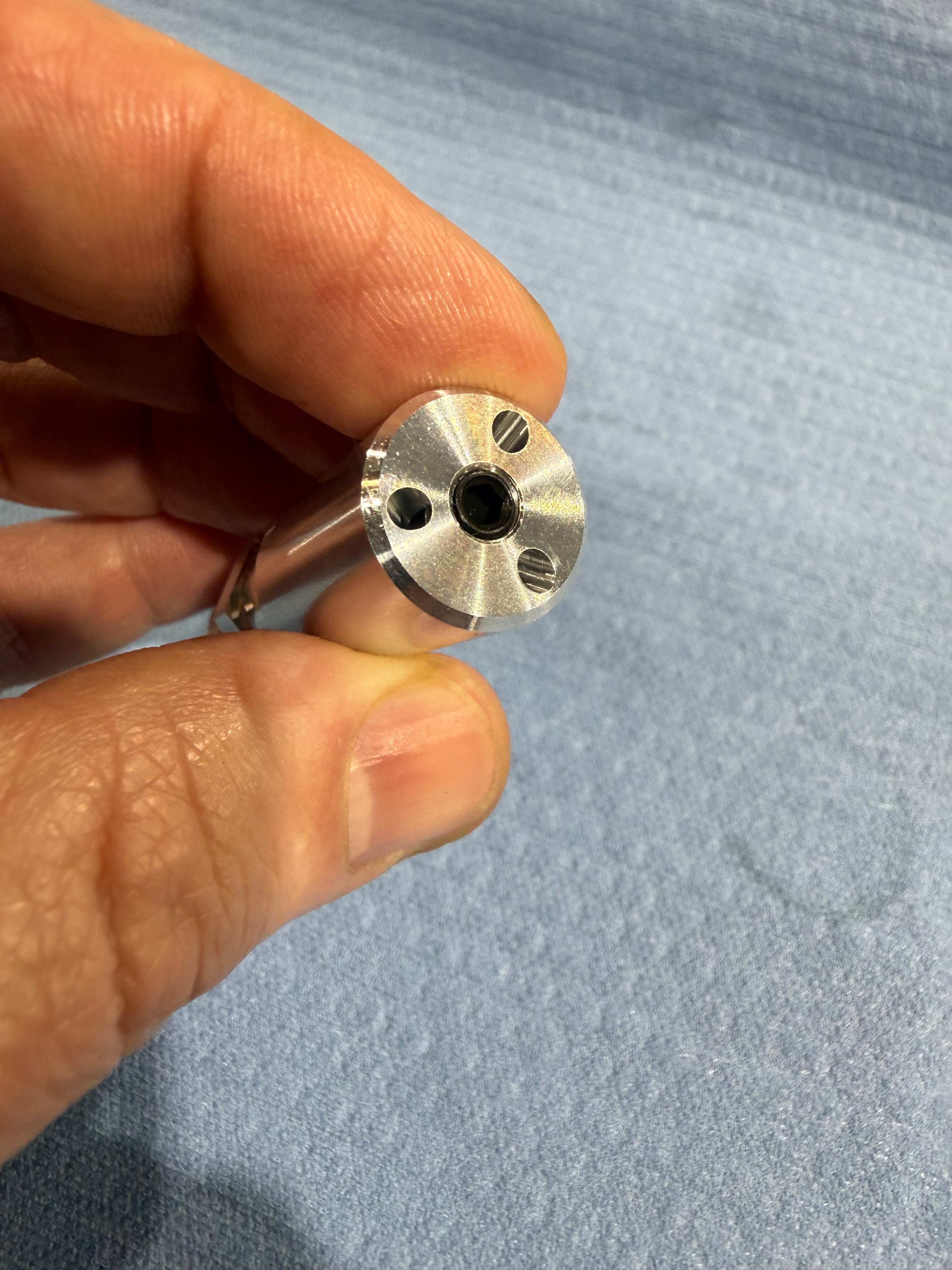 Sub-Spindle Ejector Pin - Thru-Coolant Design - ø5/8" body - M10 x 1.5 thread