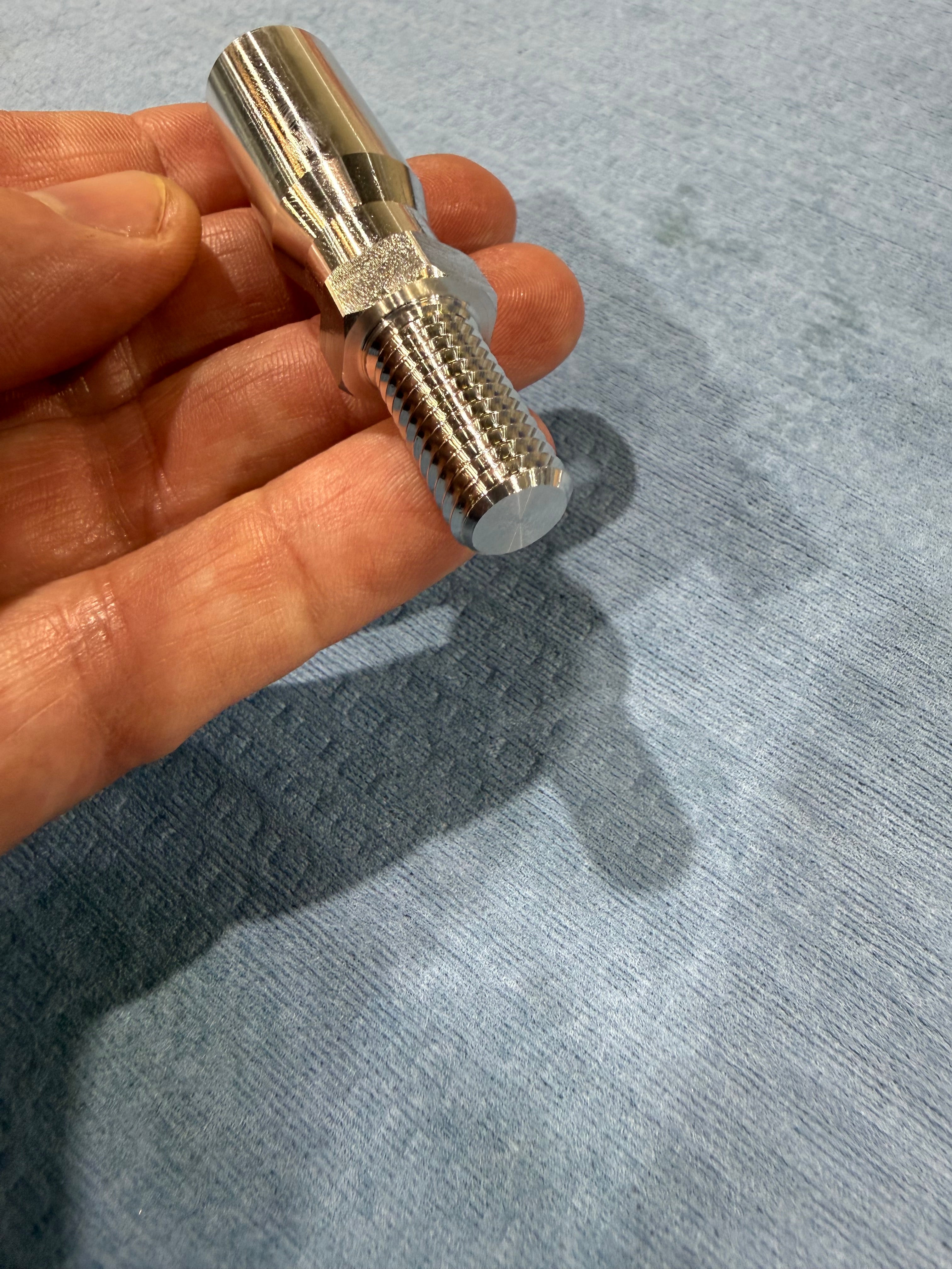 Sub-Spindle Ejector Pin – Solid Design - ø5/8" body - M10 x 1.5 thread