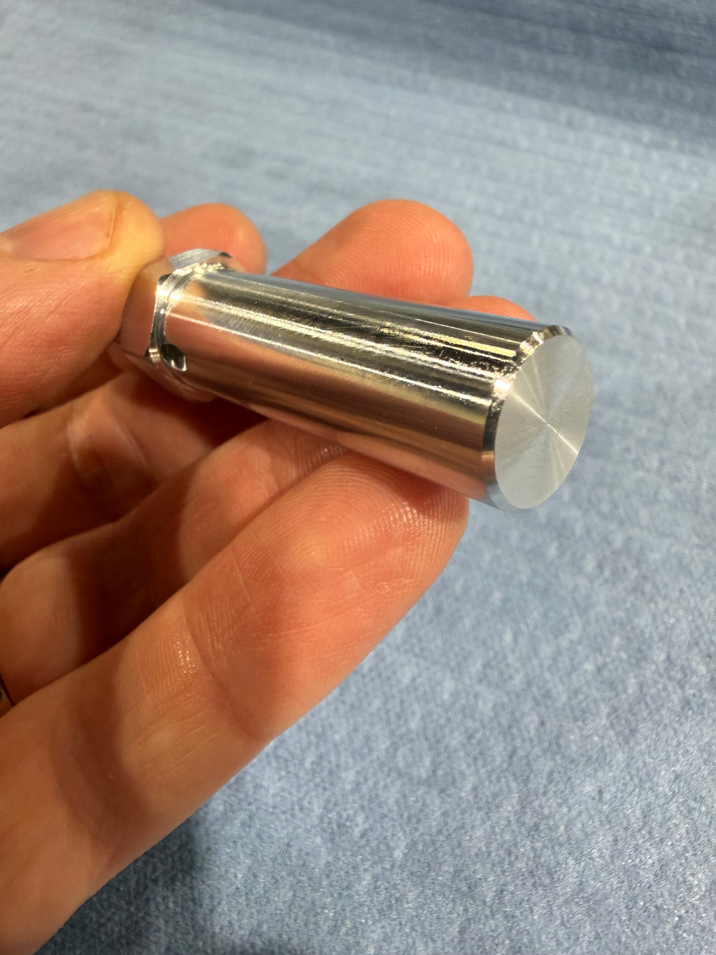 Sub-Spindle Ejector Pin - Thru-Coolant Design - ø1/2" body - M10 x 1.5 thread