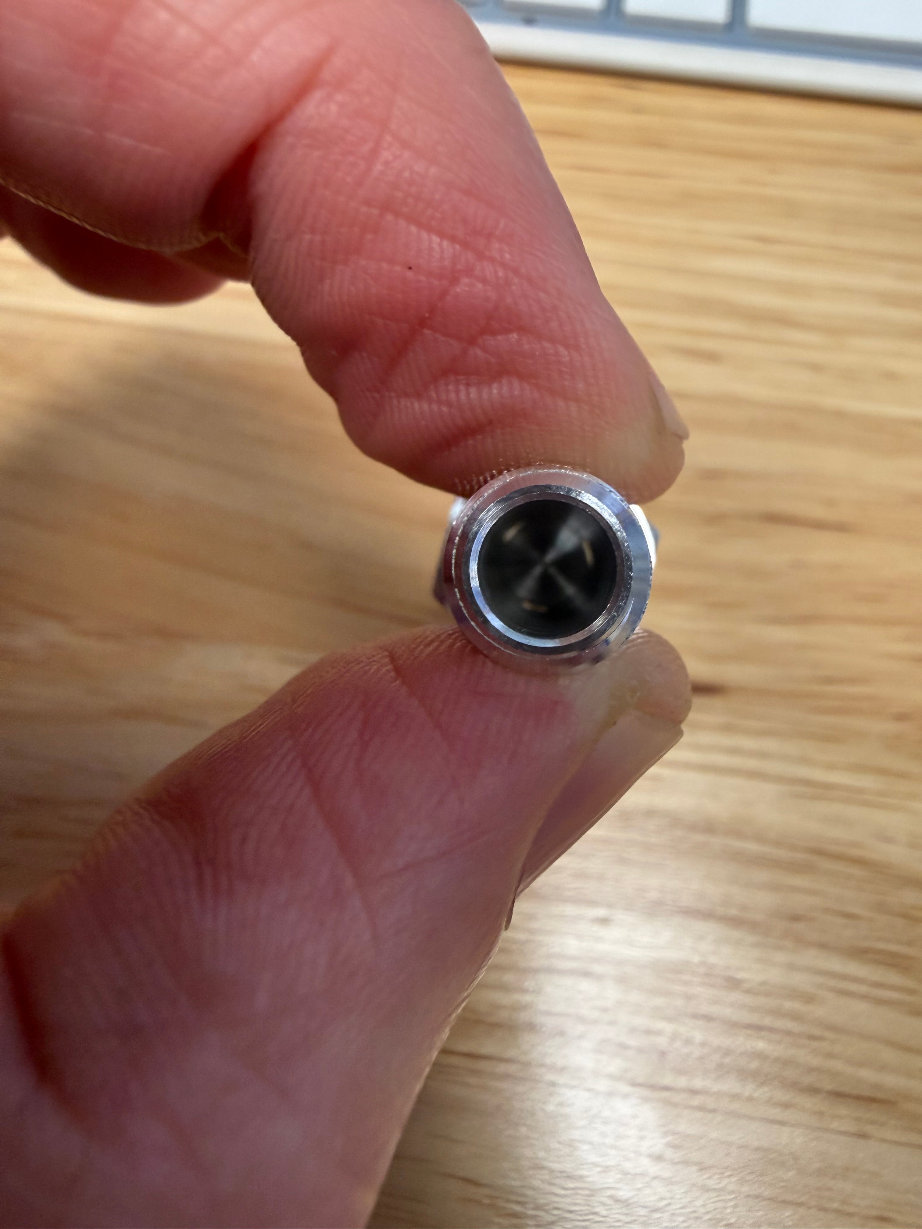 Sub-Spindle Ejector Pin - Thru-Coolant Design - ø1/2" body - M10 x 1.5 thread