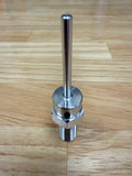 Sub-Spindle Ejector Pin - Thru-Coolant Design - ø1/8" body - M10 x 1.5 thread
