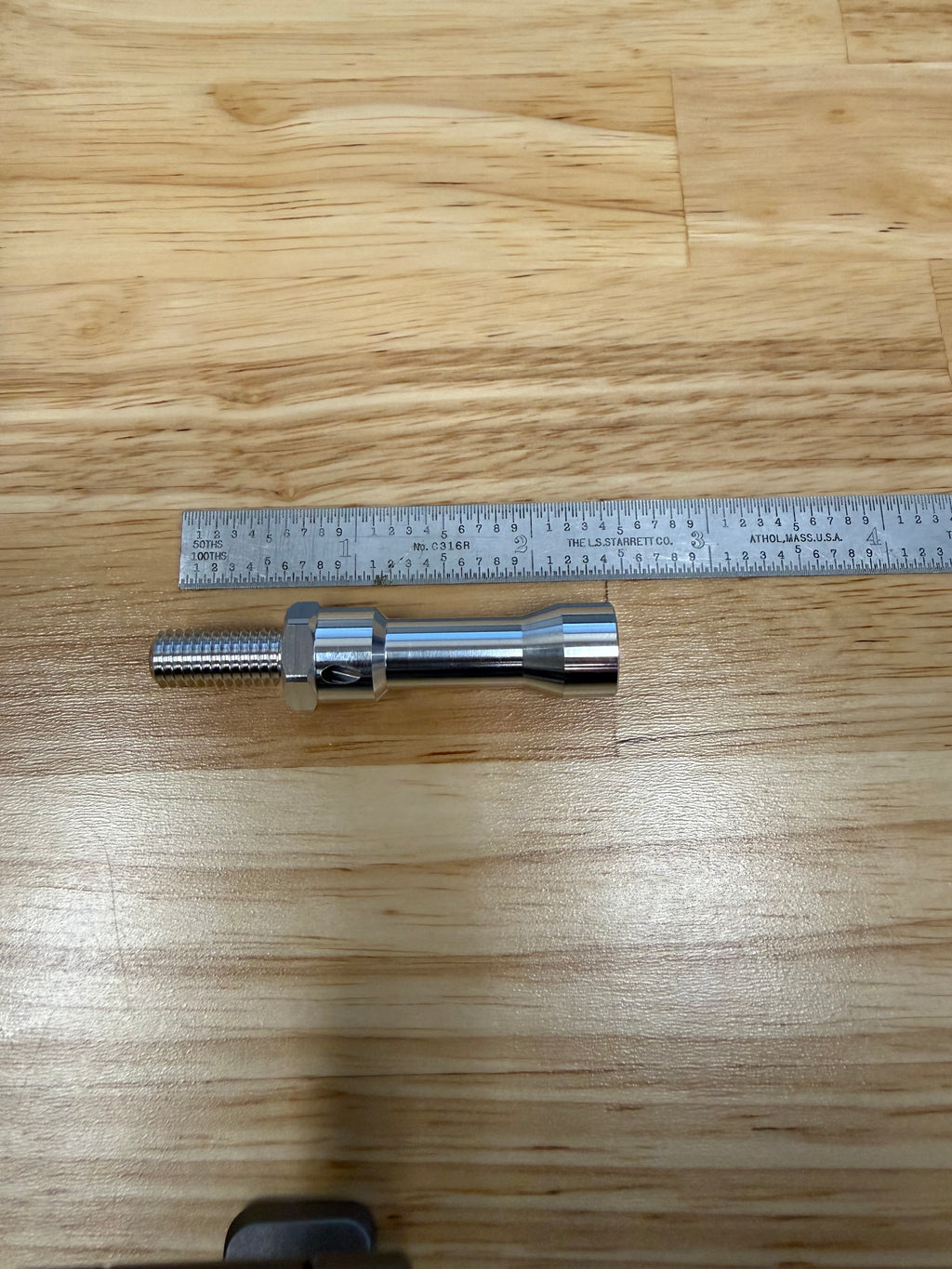 Sub-Spindle Ejector Pin - Thru-Coolant Design - ø1/2" body - M8 x 1.25 thread
