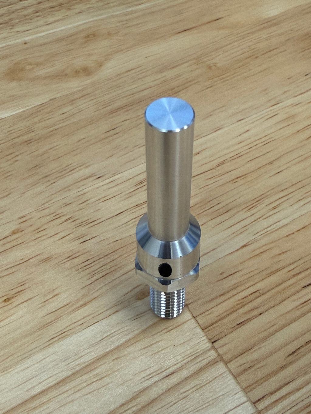 Sub-Spindle Ejector Pin - Thru-Coolant Design - ø5/16" body - M8 x 1.25 thread