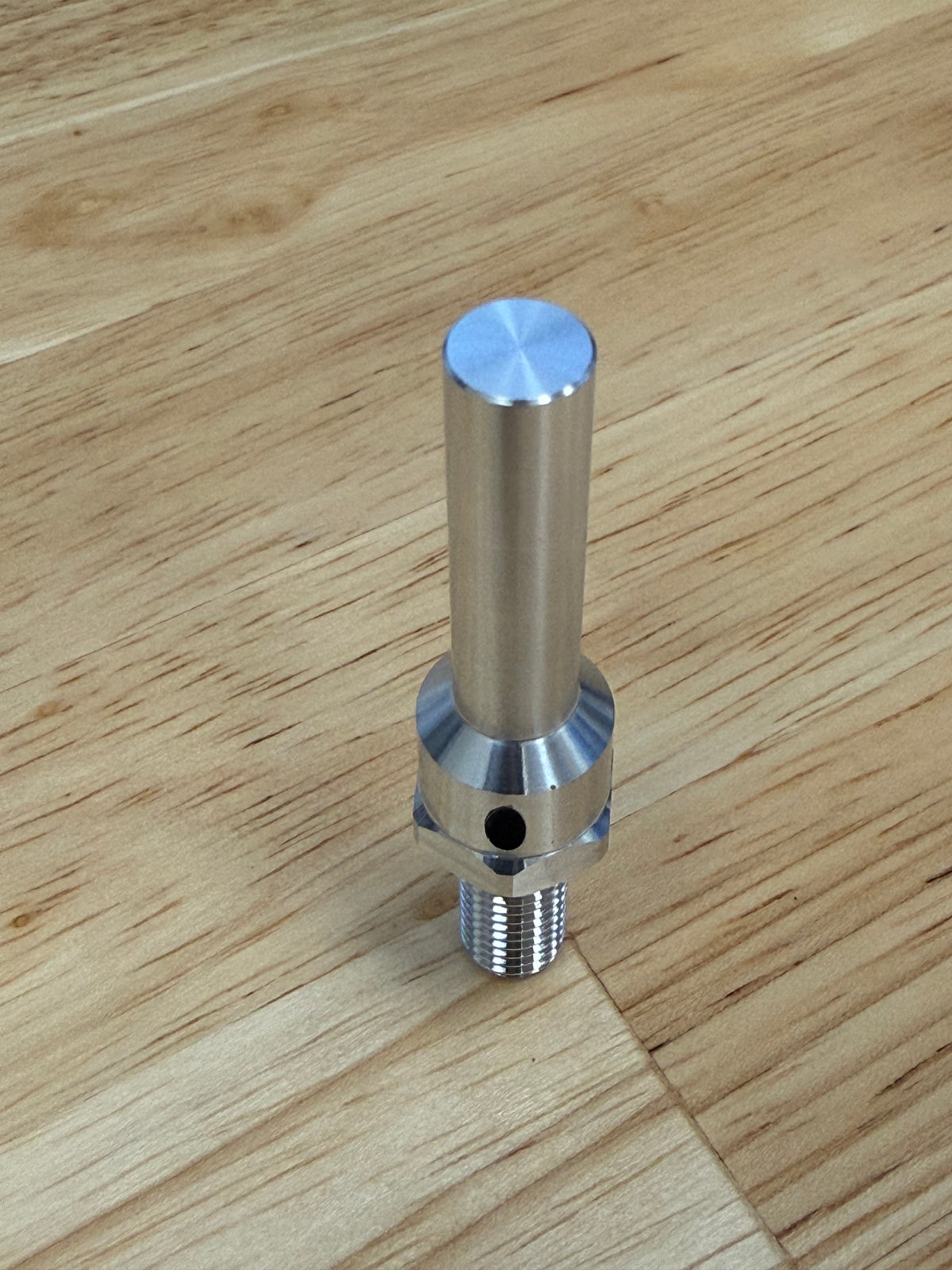 Sub-Spindle Ejector Pin - Thru-Coolant Design - ø5/16" body - M8 x 1.25 thread