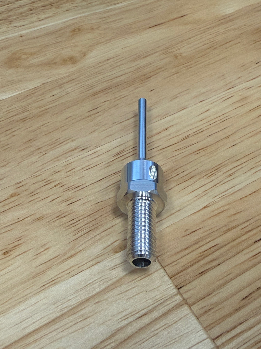Sub-Spindle Ejector Pin - Thru-Coolant Design - ø1/8" body - M8 x 1.25 thread
