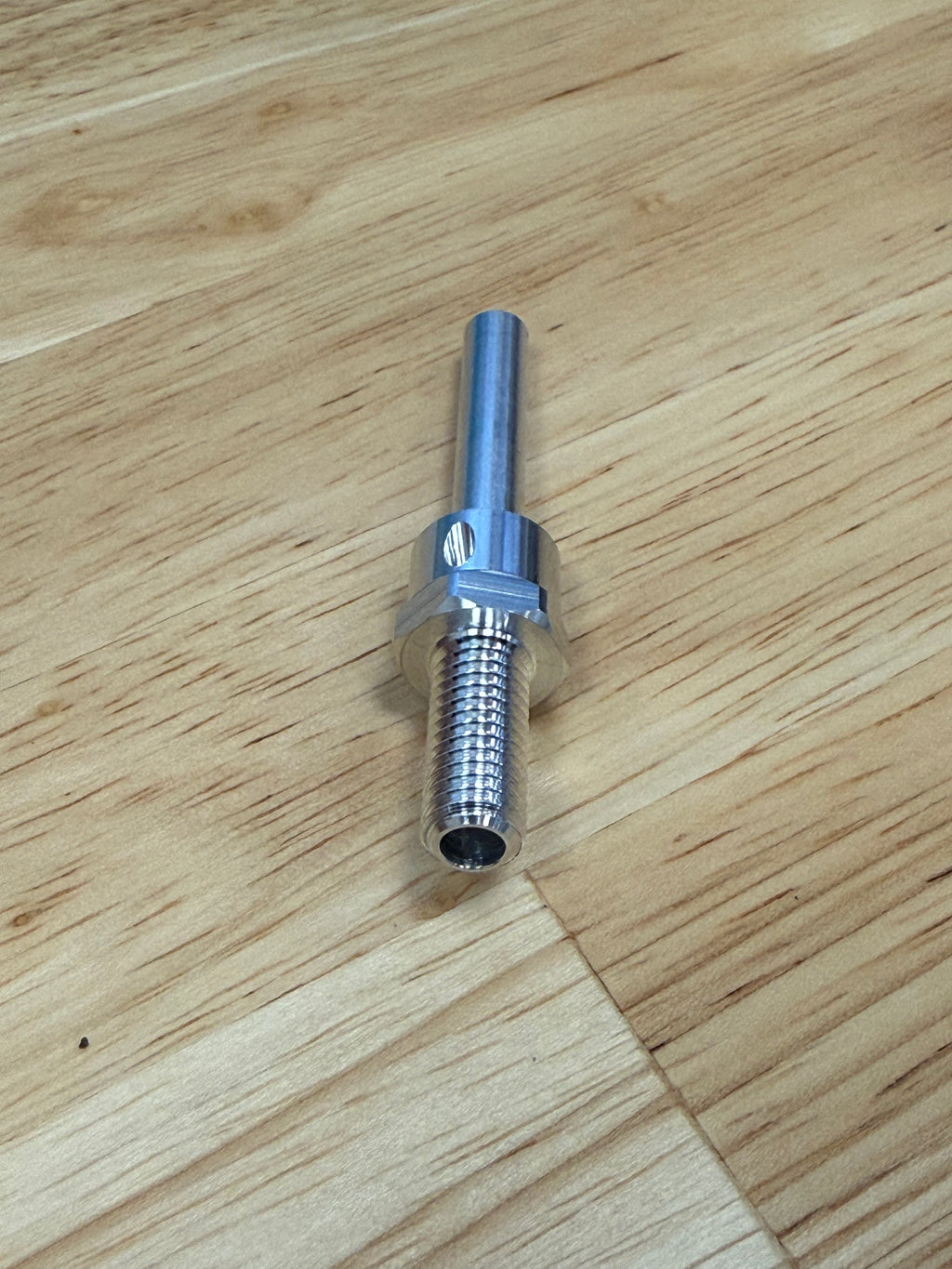 Sub-Spindle Ejector Pin - Thru-Coolant Design - ø1/4" body - M8 x 1.25 thread