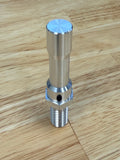 Sub-Spindle Ejector Pin - Thru-Coolant Design - ø7/16" body - M10 x 1.5 thread