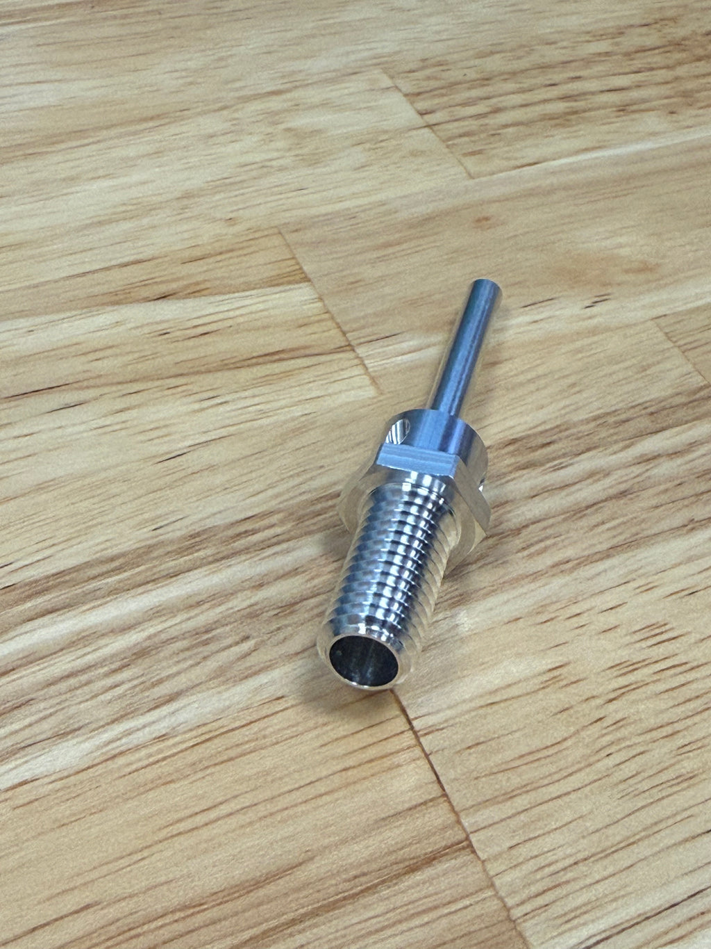 Sub-Spindle Ejector Pin - Thru-Coolant Design - ø3/16" body - M10 x 1.5 thread