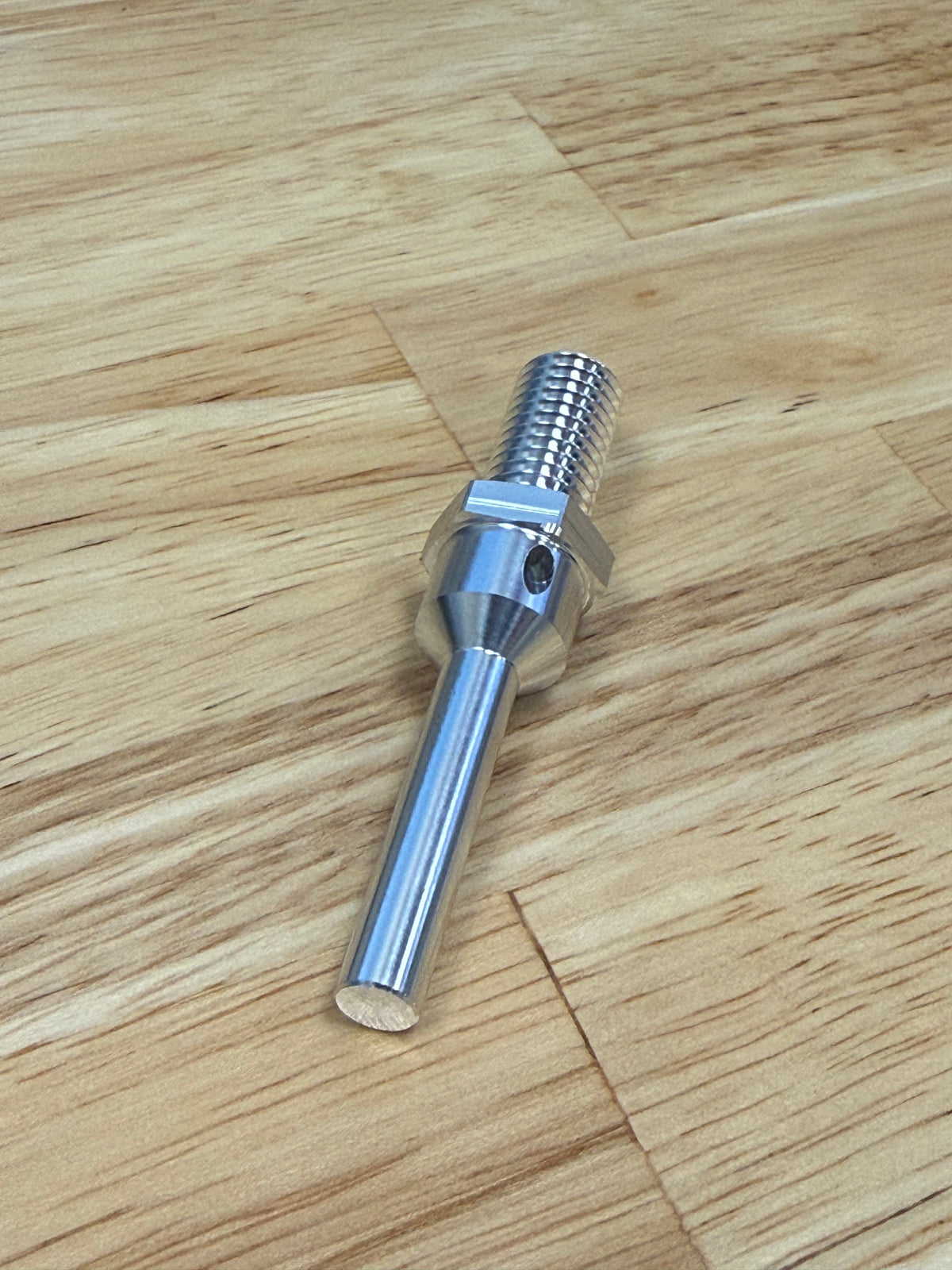 Sub-Spindle Ejector Pin - Thru-Coolant Design - ø5/16" body - M10 x 1.5 thread